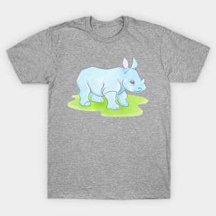 Baby Blue Rhino T-Shirt